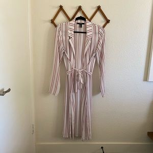 Midi duster kimono with tie